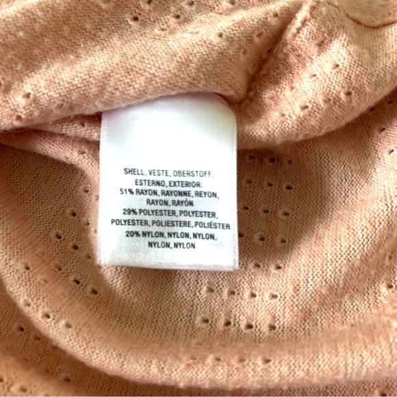 Anthropologie Sylvie Pointelle Top by Akemi + Kin top Sz Small - Picture 10 of 16